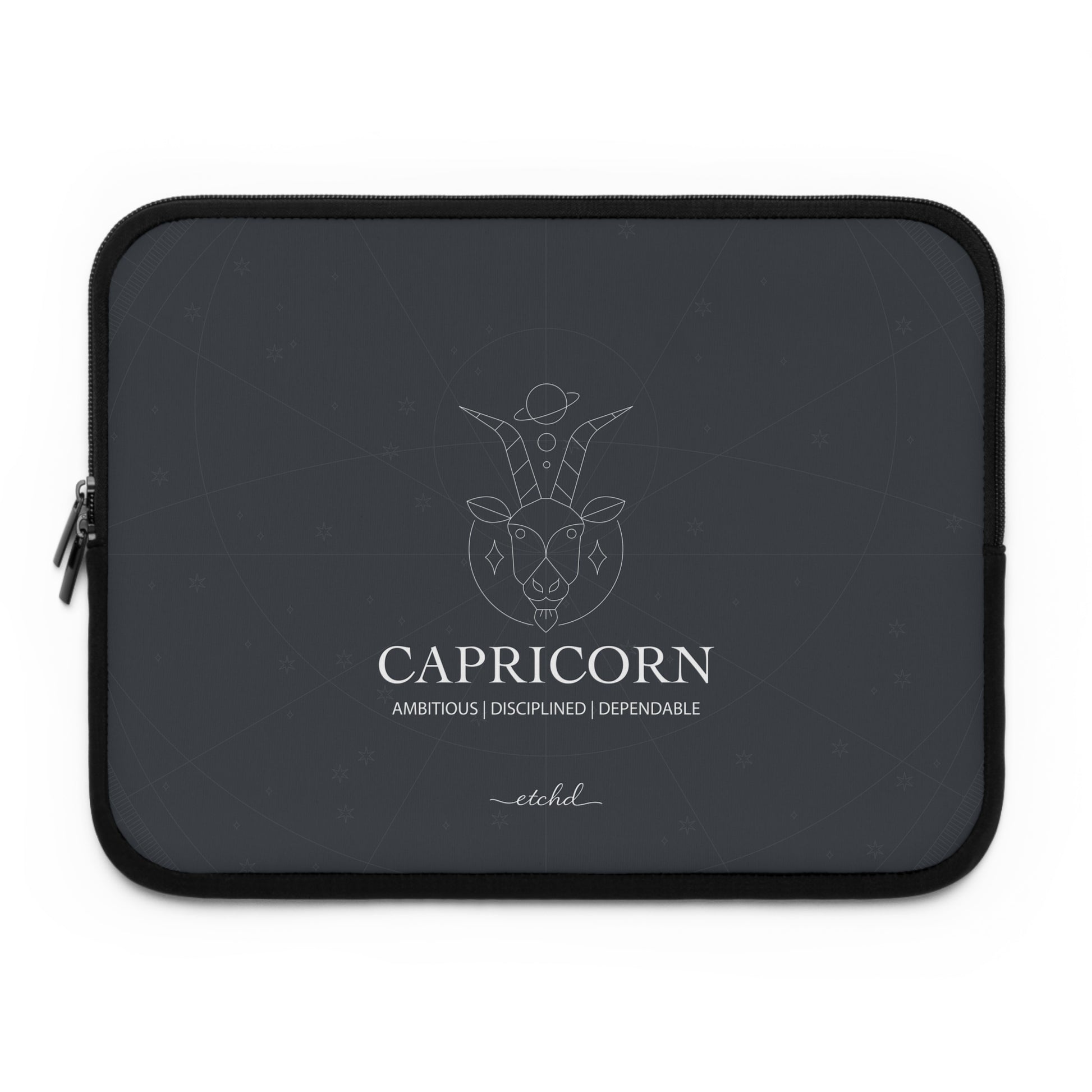 Capricorn Laptop Sleeve by etchd