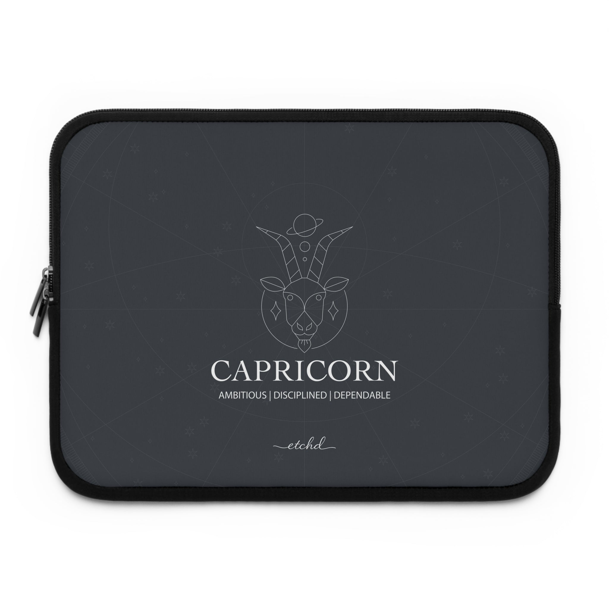 Capricorn Laptop Sleeve by etchd