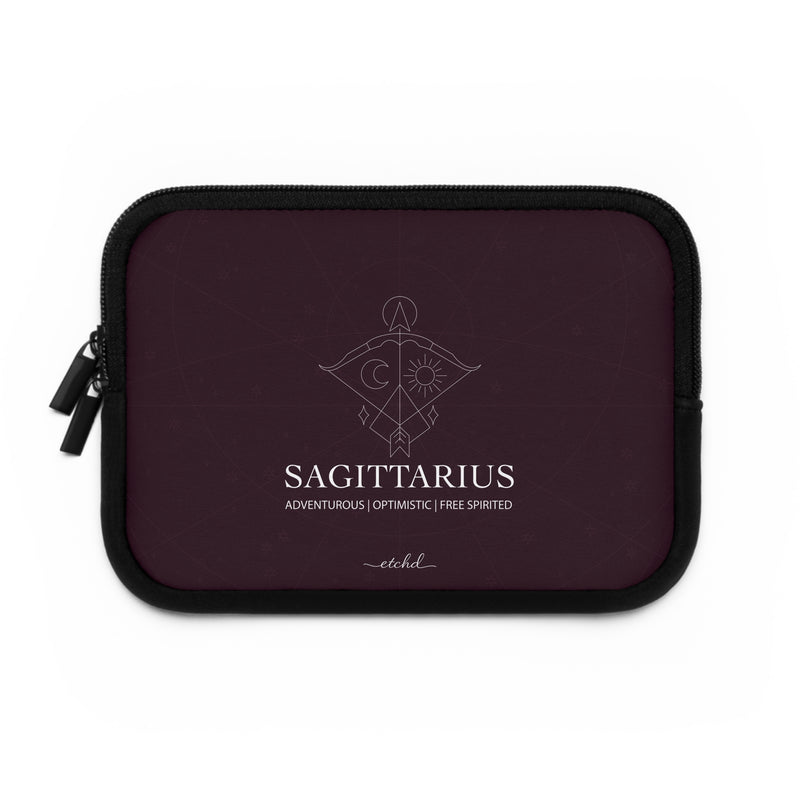 Sagittarius Laptop Sleeve by etchd, view 2