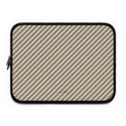 Green & Pink Striped Diagonal Funda para portátil