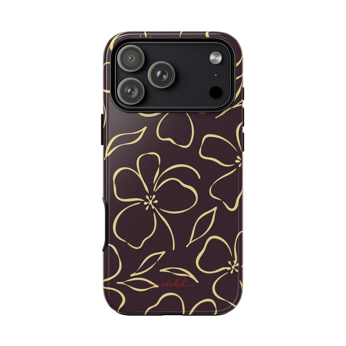 Plum & Butter Floral Phone Case by etchd, view 59