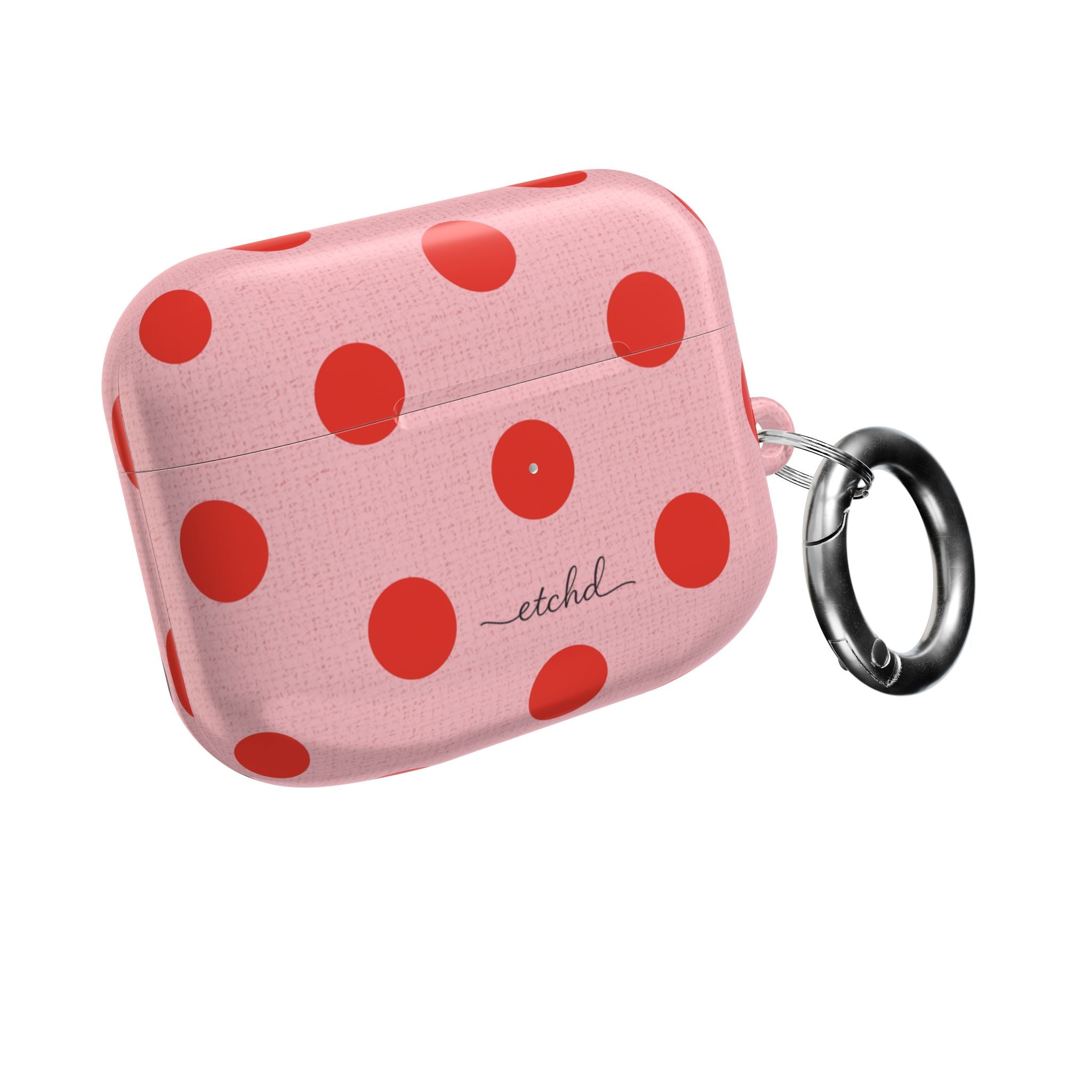 Poppy & Blush Polka Dot AirPod Case by etchd, view 8