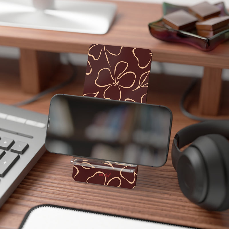 Cherry & Peach Floral Phone Stand by etchd, view 4