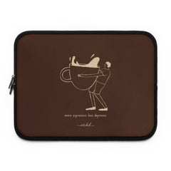 Gentlemen Espresso Laptop Sleeve by etchd