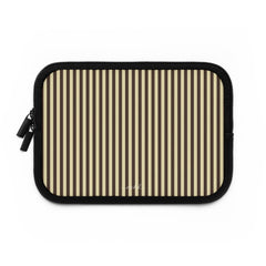 Butter Yellow And Brown Laptop Sleeve by etchd, view 2
