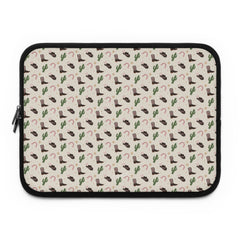 Pink Western Laptop Sleeve by etchd
