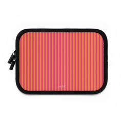 Pink And Orange Laptop Sleeve by etchd, view 2
