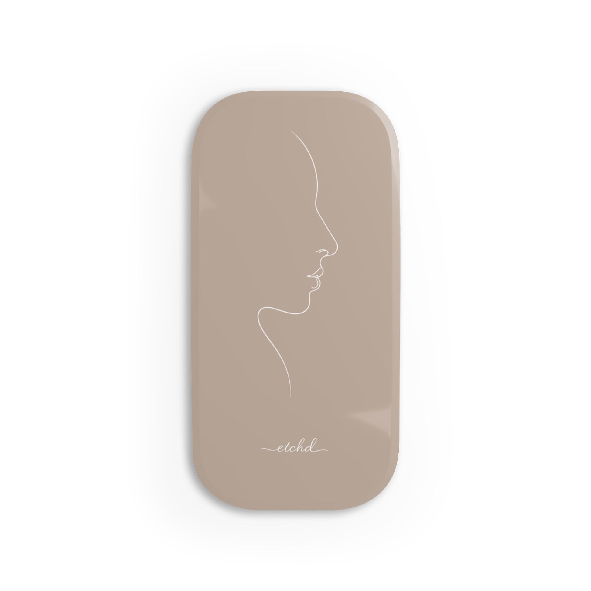 Line Profile Click-On Phone Grip by etchd