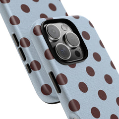 Blue & Cherry Polka Dot Phone Case by etchd, view 44