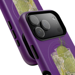 Gin & Tonic Magnetic Phone Case by etchd, view 100