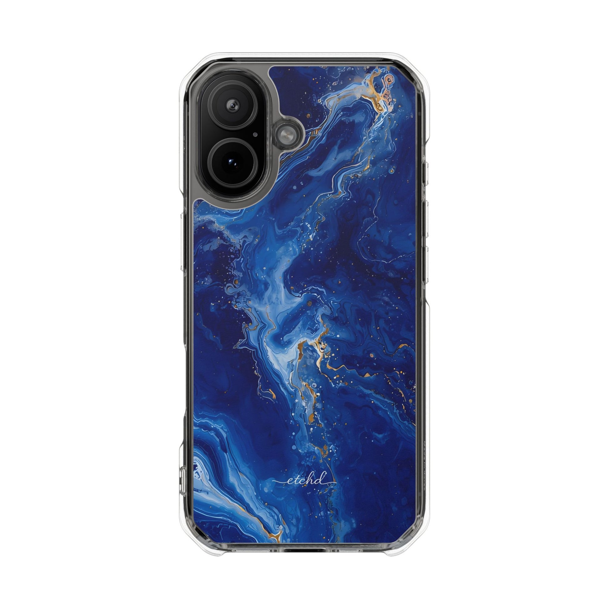 Sapphire Clear Magnetic Phone Case by etchd, view 13