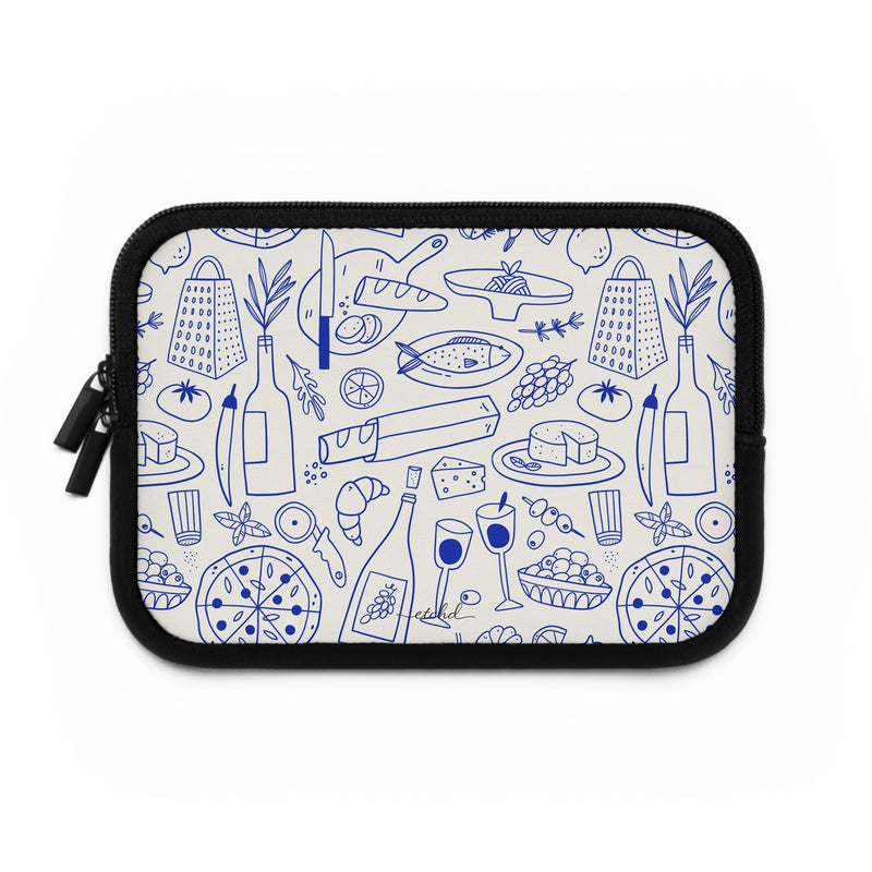 Food Pattern Laptop Sleeve by etchd, view 2