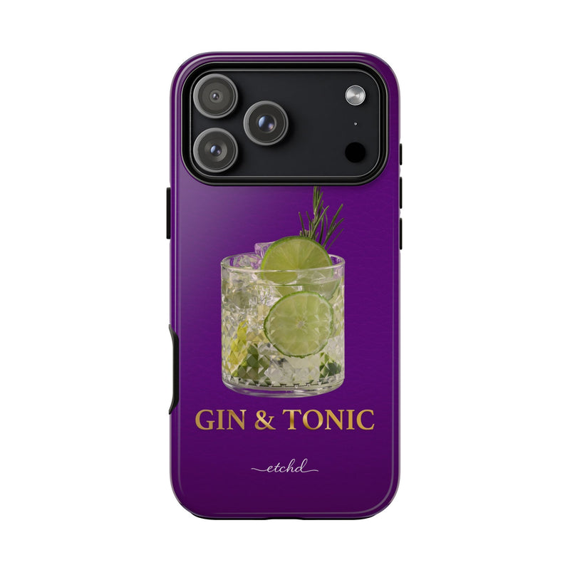 Gin & Tonic Phone Case by etchd, view 59
