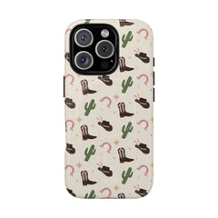 Pink Western Magnetic Phone Case by etchd, view 100