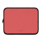 Pink & Orange Striped Diagonal Funda para portátil