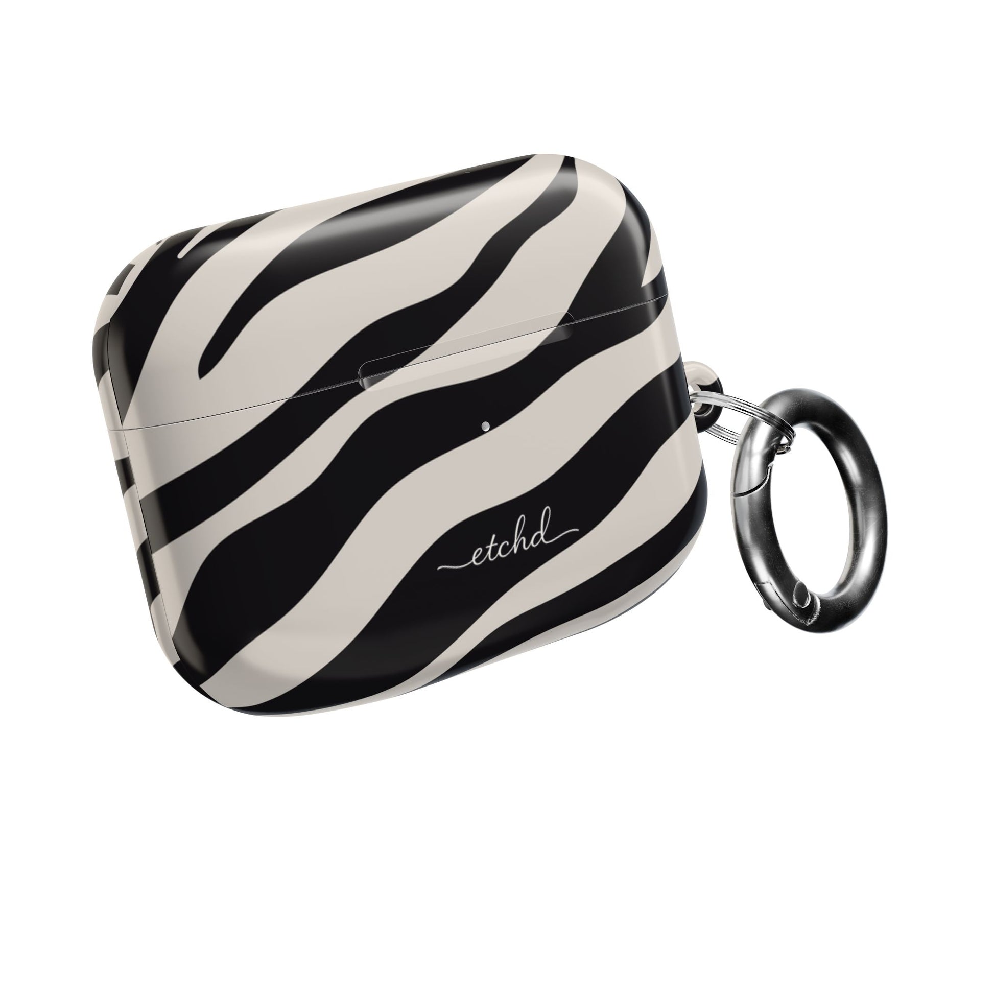 Zebra Print AirPod Case by etchd, view 8