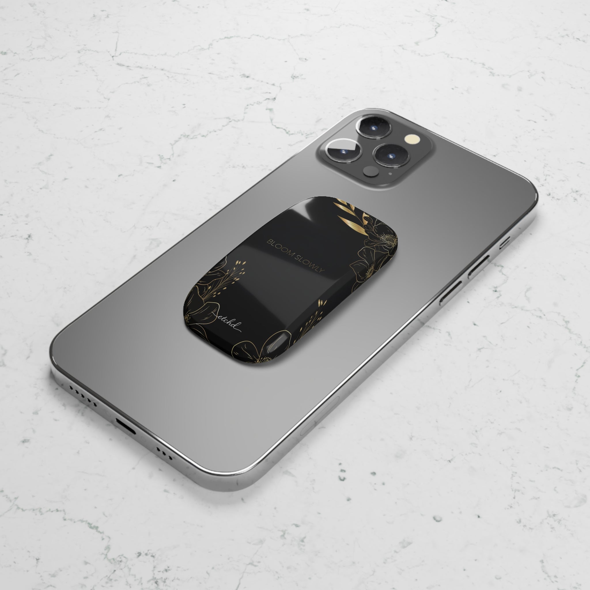 Bloom Slowly Click-On Phone Grip by etchd, view 4
