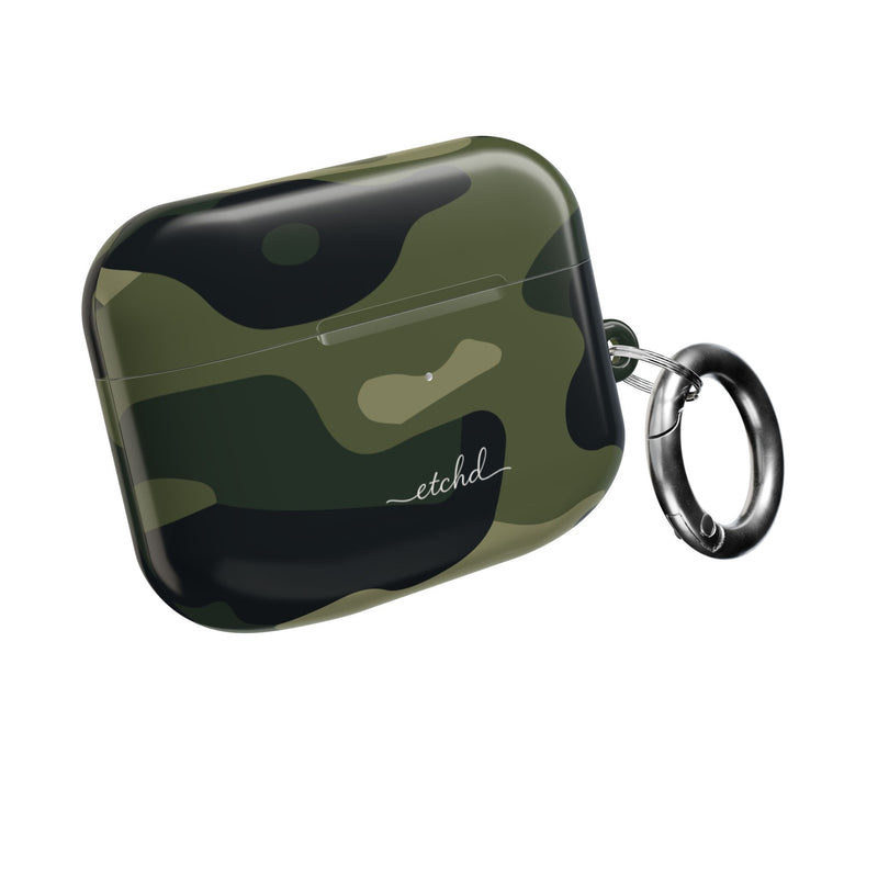Green Camo AirPod Case by etchd, view 8