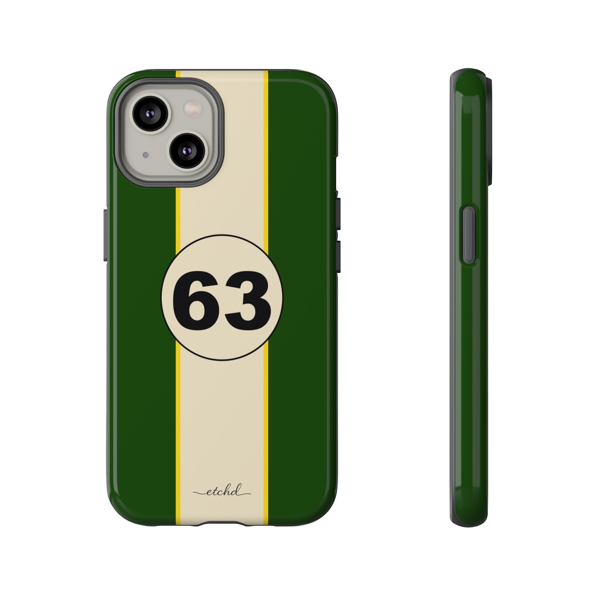 Heritage 63 Phone Case by etchd, view 2