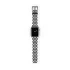 White & Black Polka Dot Smartwatch Strap