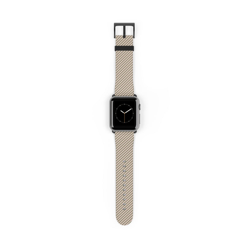 Green & Pink Striped Diagonal Cinturino per smartwatch di etchd