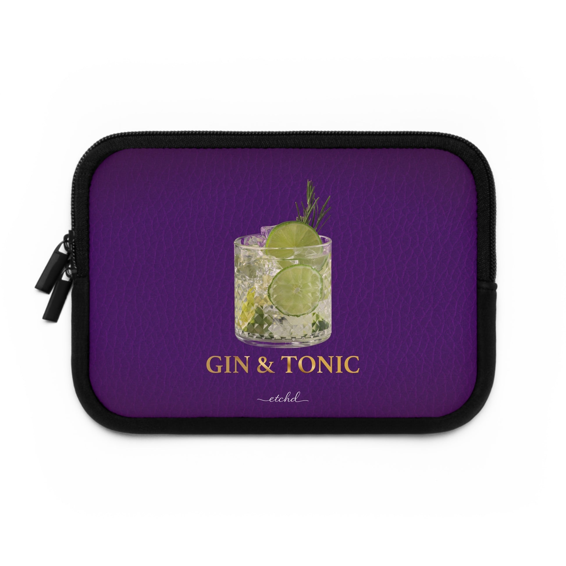 Gin & Tonic Laptop Sleeve by etchd, view 2
