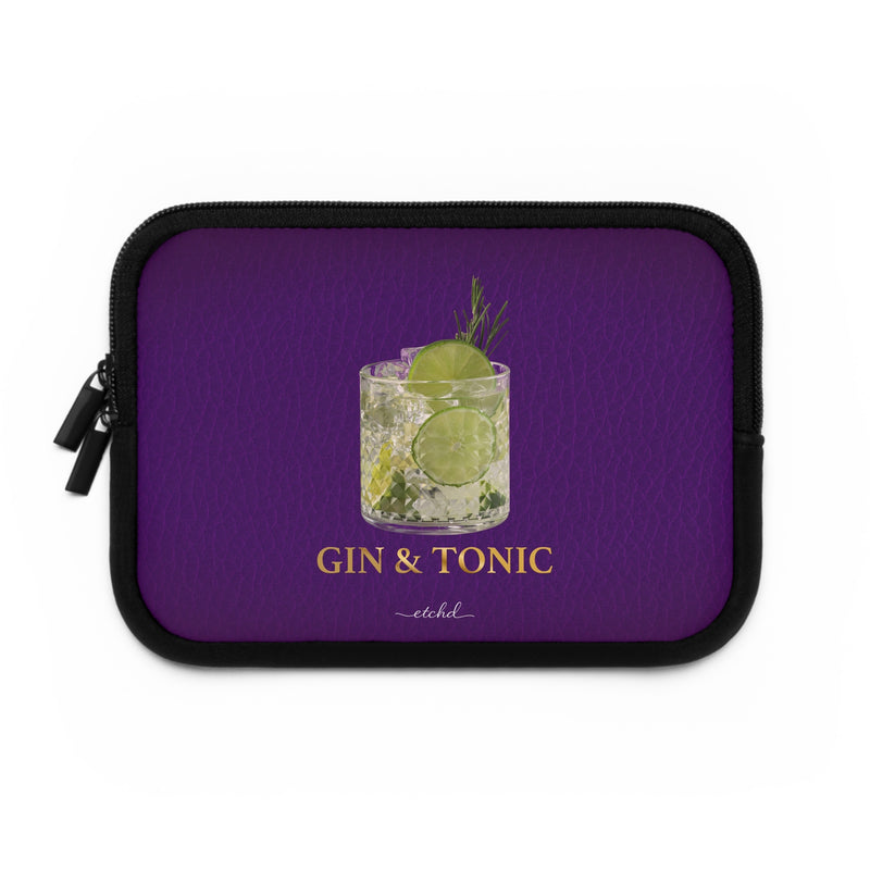Gin & Tonic Laptop Sleeve by etchd, view 2