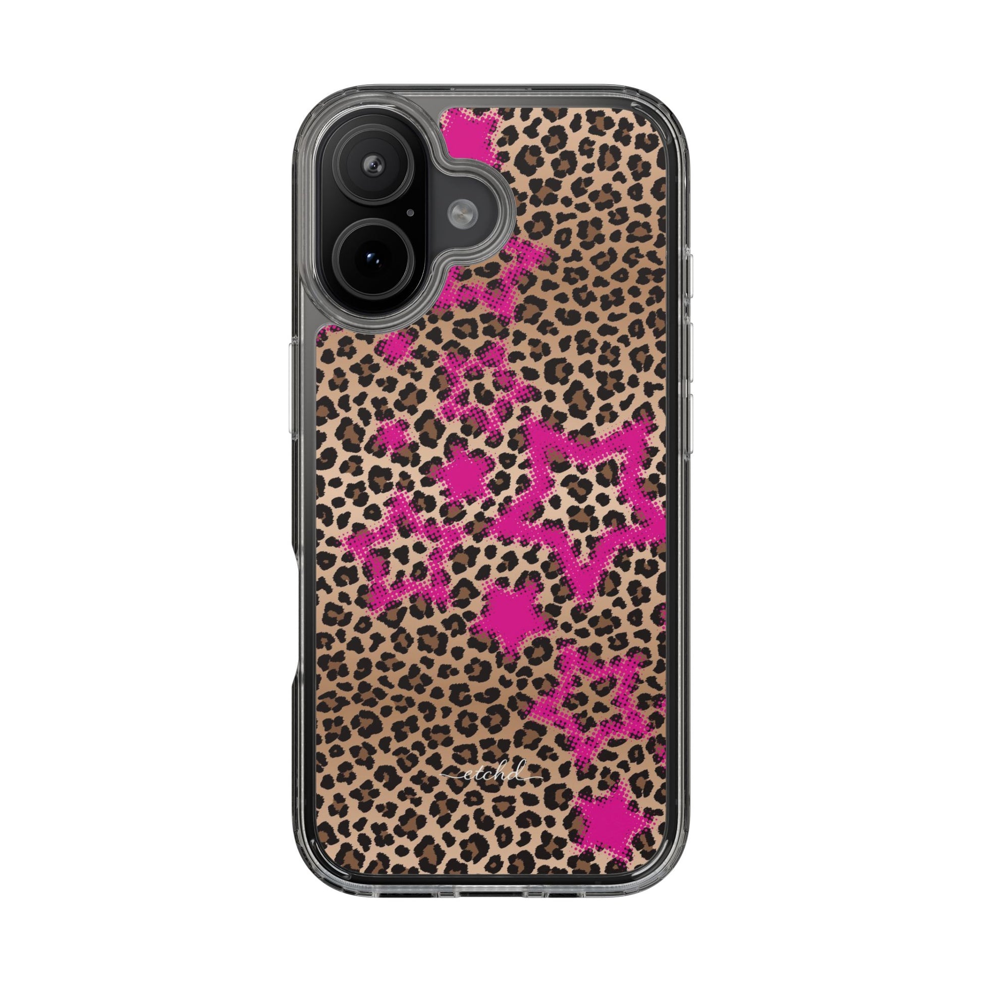 Y2K Leopard Clear Phone Case by etchd, view 24
