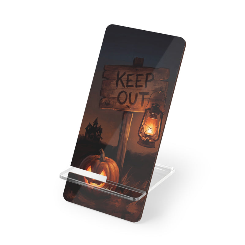 Keep Out Phone Stand by etchd