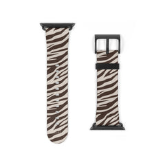 Brown Zebra Smartwatch Strap by etchd, view 9