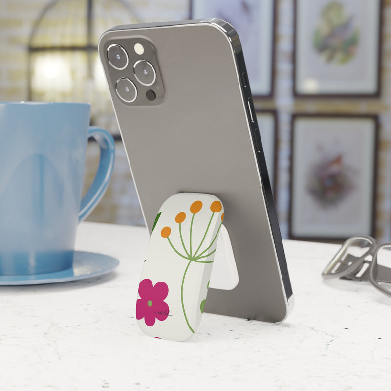 Funky Floral Anello clip per telefono-zoom-