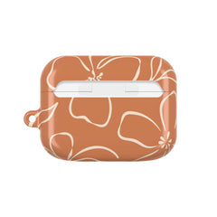 Terracotta & Cream Floral AirPod Case by etchd, view 7