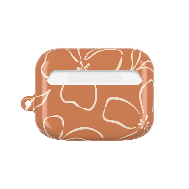 Terracotta & Cream Floral AirPod Case by etchd, view 7