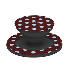 Cherry & Blue Polka Dot Phone Grip And Stand by etchd, view 6