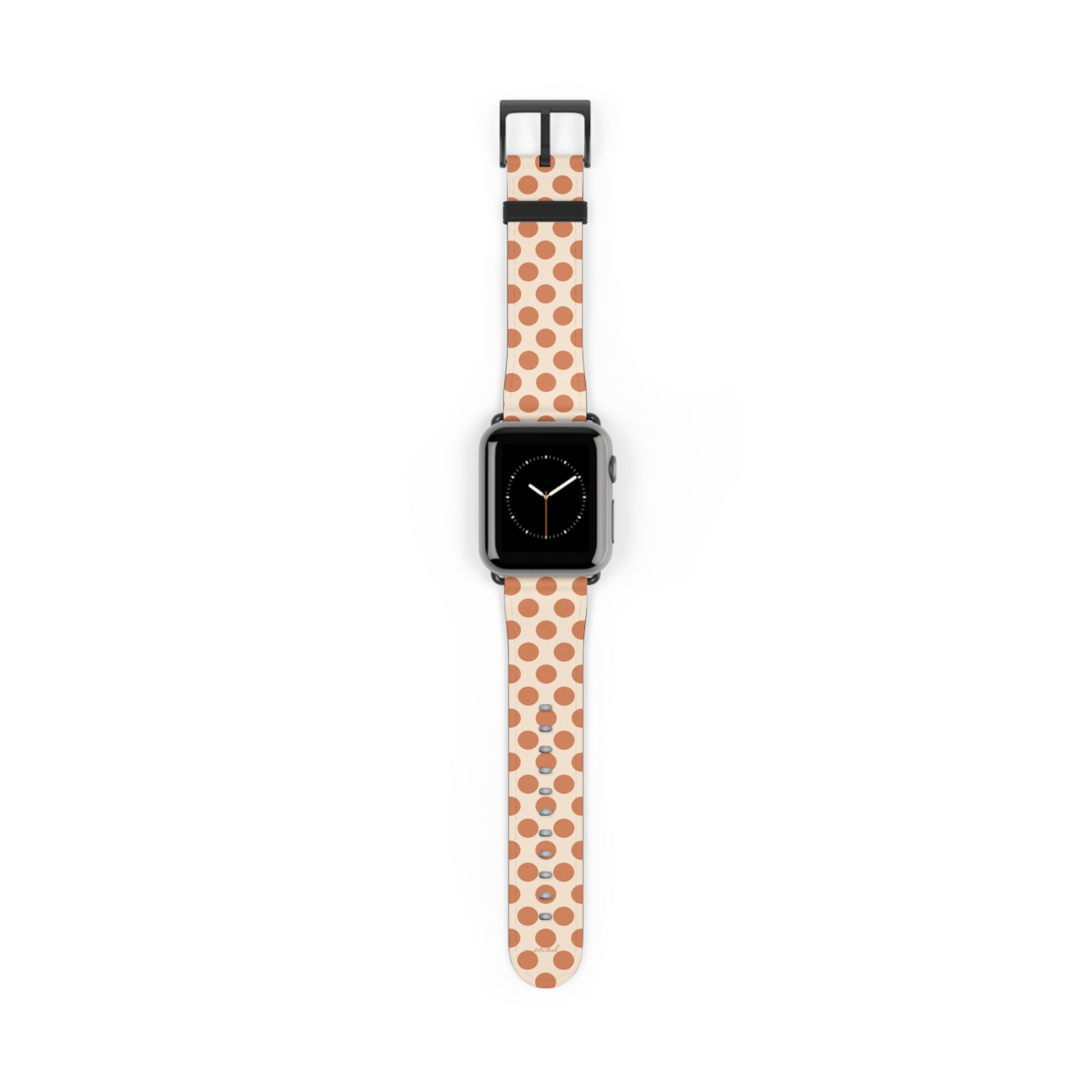 Terracotta Polka Dot Smartwatch Strap by etchd