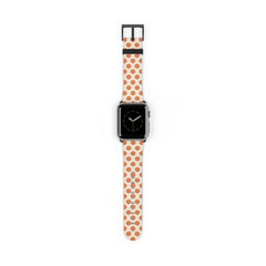 Terracotta Polka Dot Smartwatch Strap by etchd