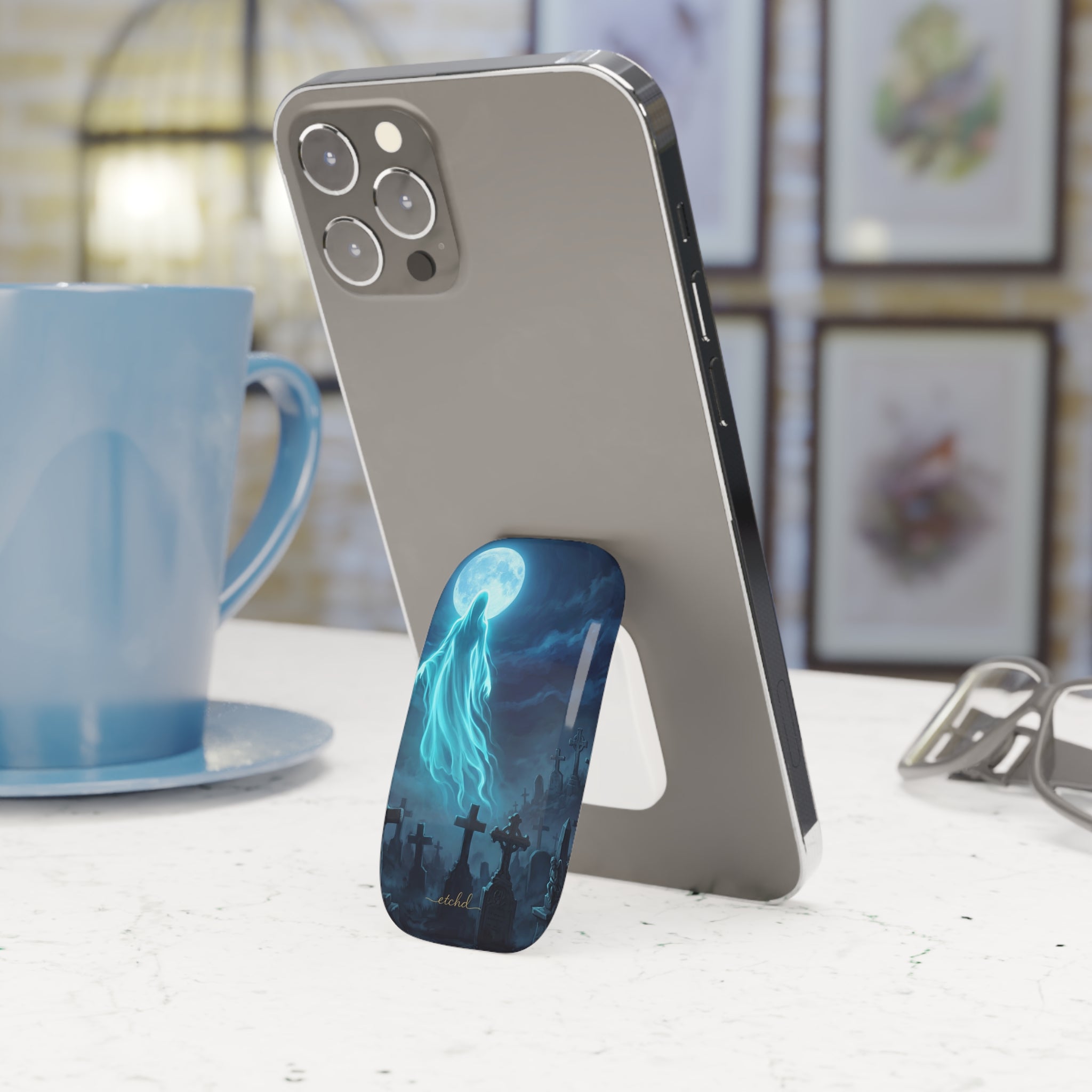 Veiled Spirit Click-On Phone Grip by etchd, view 3