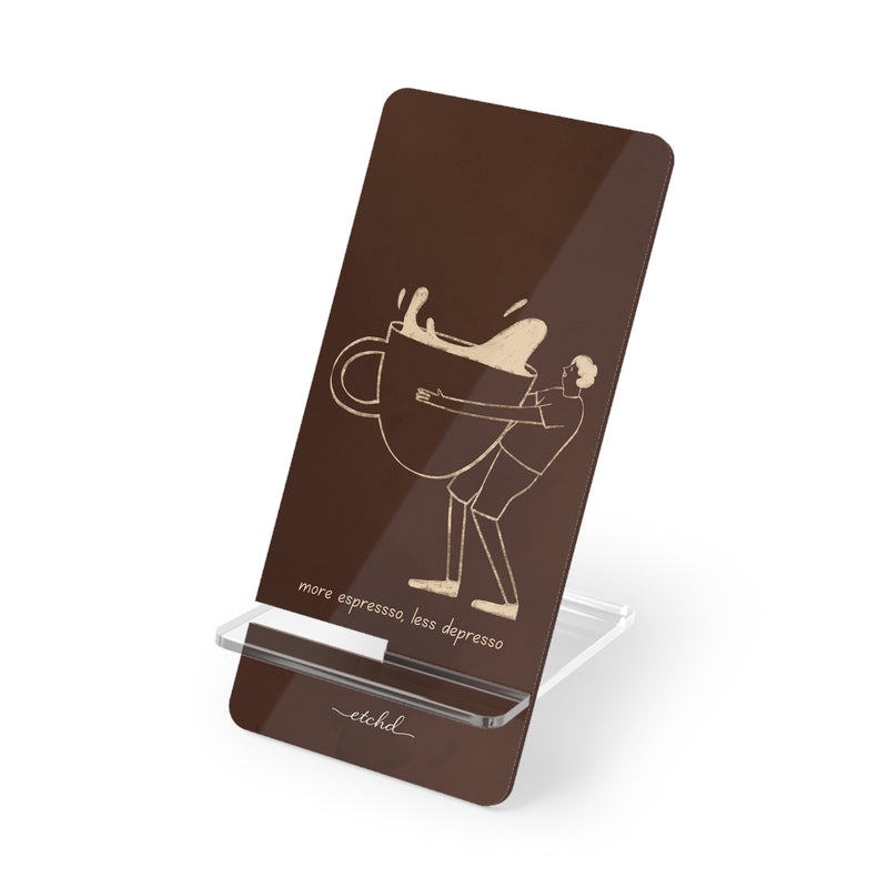 Gentlemen Espresso Phone Stand-zoom-