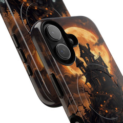 Pumpkin Hollow Magnetic Phone Case by etchd, view 87