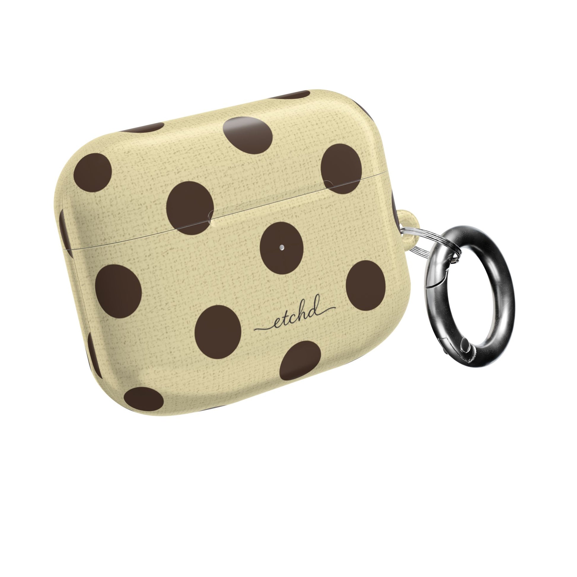 Butter & Brown Polka Dot AirPod Case by etchd, view 8