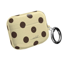 Butter & Brown Polka Dot AirPod Case by etchd, view 8