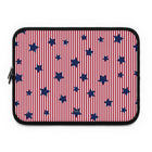 Red Stripes & Blue Stars Laptop Sleeve