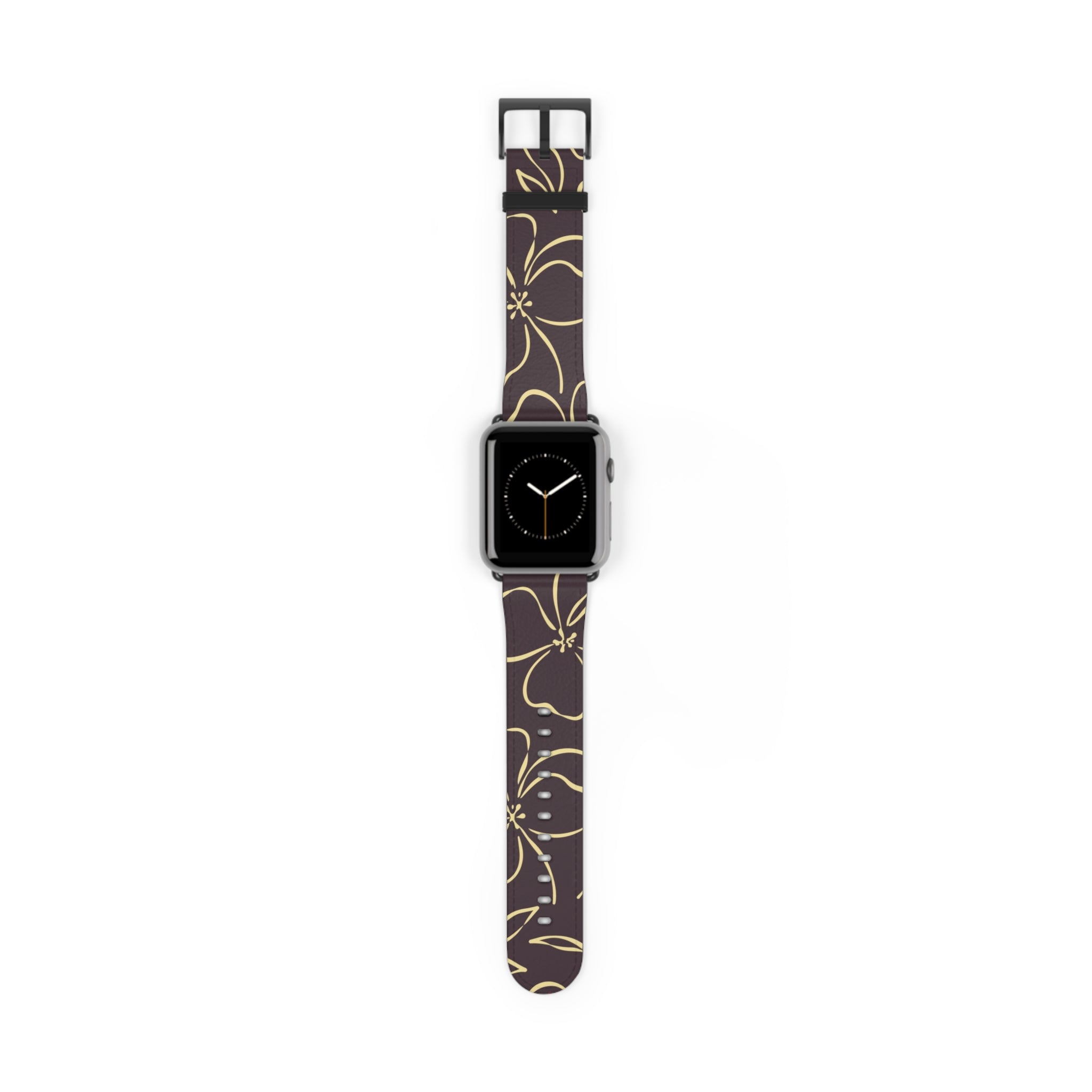 Plum & Butter Floral Cinturino per smartwatch di etchd, vista 2