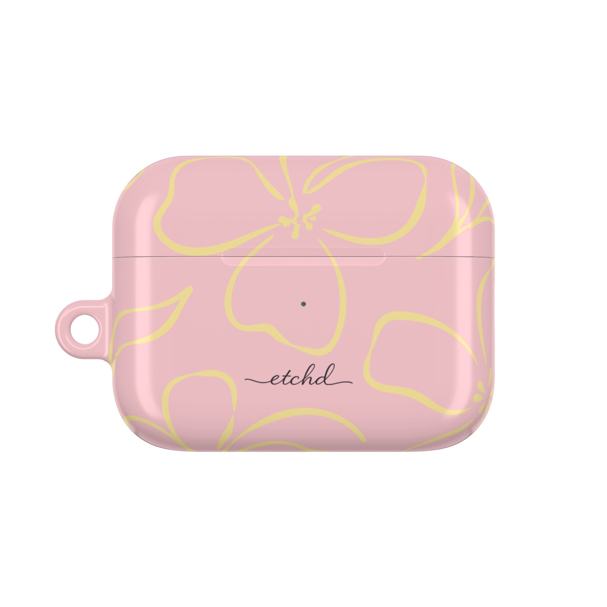 Pink & Butter Floral AirPod Case by etchd, view 2