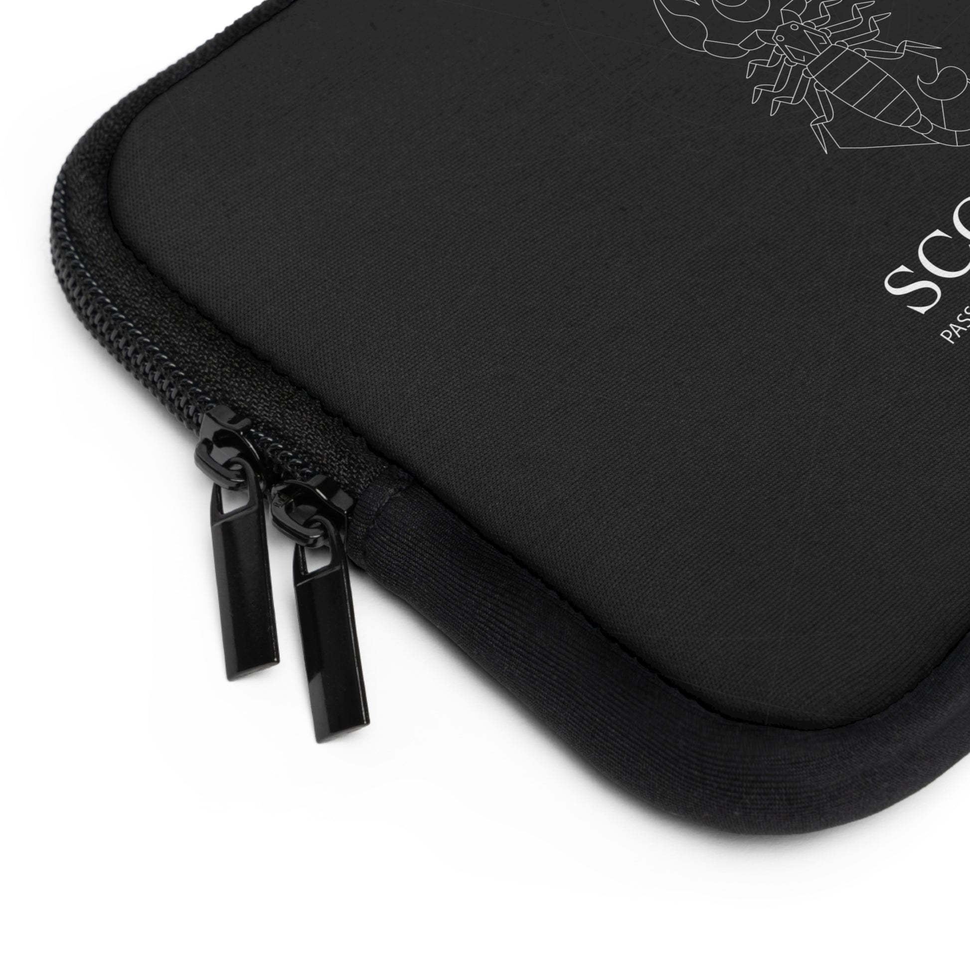 Scorpio Laptop Sleeve by etchd, view 2