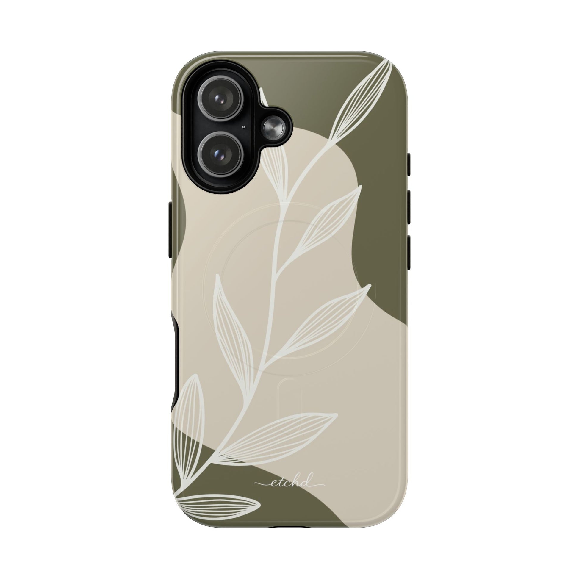 Olive Leaf Magnetic Phone Case-13