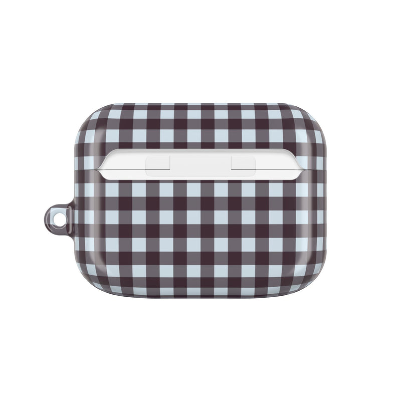 Blue & Plum Gingham AirPod Case by etchd, view 7