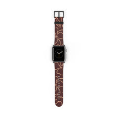 Cherry & Peach Floral Smartwatch Strap by etchd