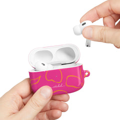 Pink & Orange Floral AirPod Case by etchd, view 11