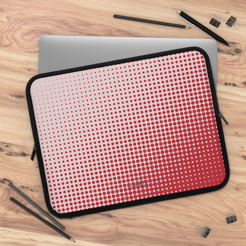Cherry Halftone Laptophülle-zoom-